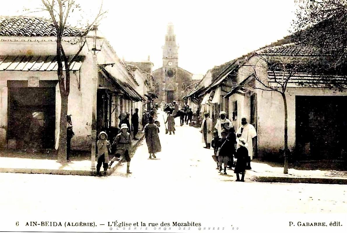 2040- Ain-Beida - Eglise et Rue des Mozabites.jpg
